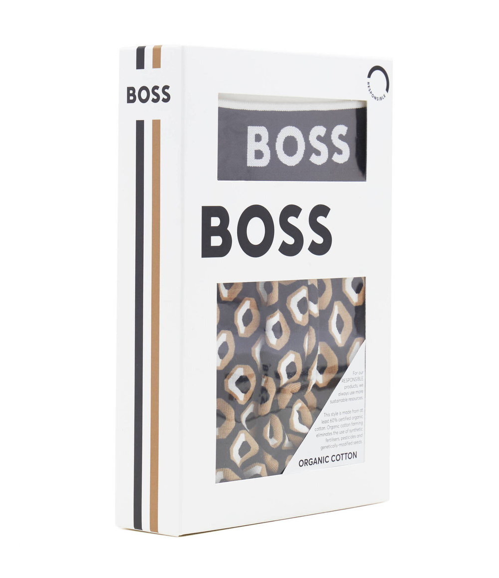 Трусики-боксеры 24 Print BOSS BLACK - черный(50508747)