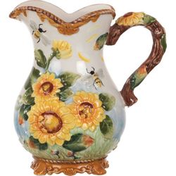 КУВШИН "ПОДСОЛНУХИ" 1450 МЛ 22 СМ (КОР=8ШТ.)