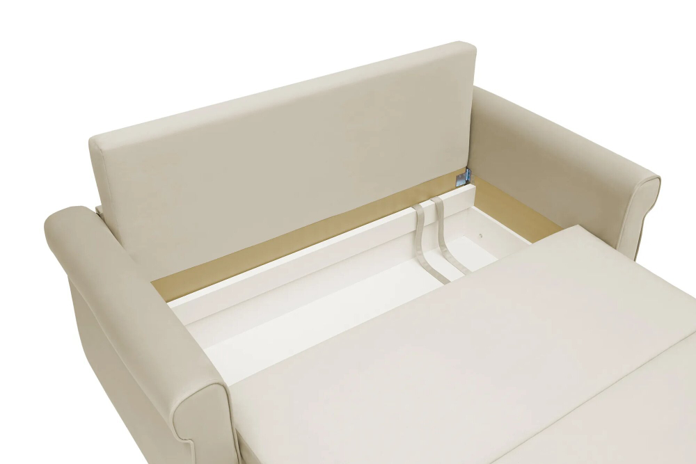 Диван-кровать Калли, спальное место 140х198, велюр, еврокнижка