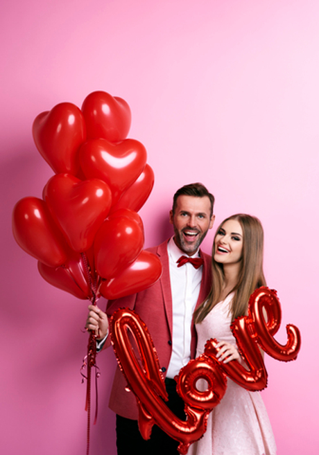 Фонтан из гелиевых шаров "Радость"