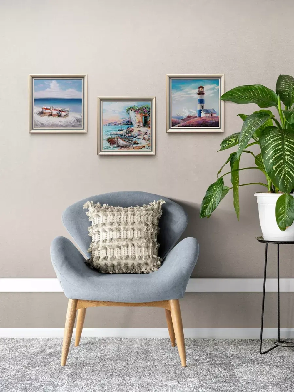 Картина на стену интерьерная на холсте 35*35 см