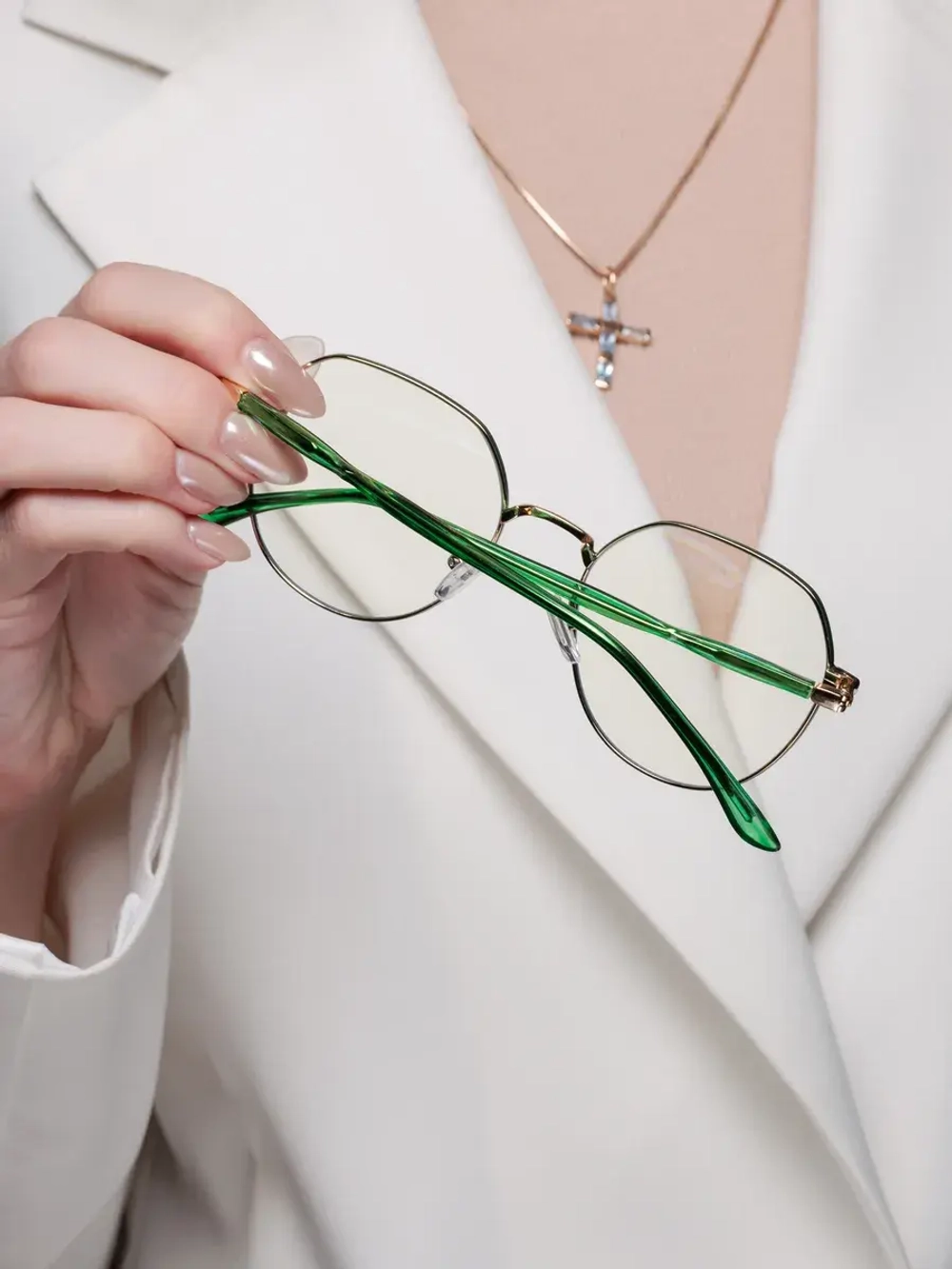 Очки для компьютера имиджевые защитные прозрачные нулевки