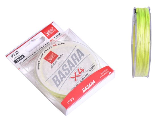 Леска плетёная Lucky John Basara Light Green 150/015