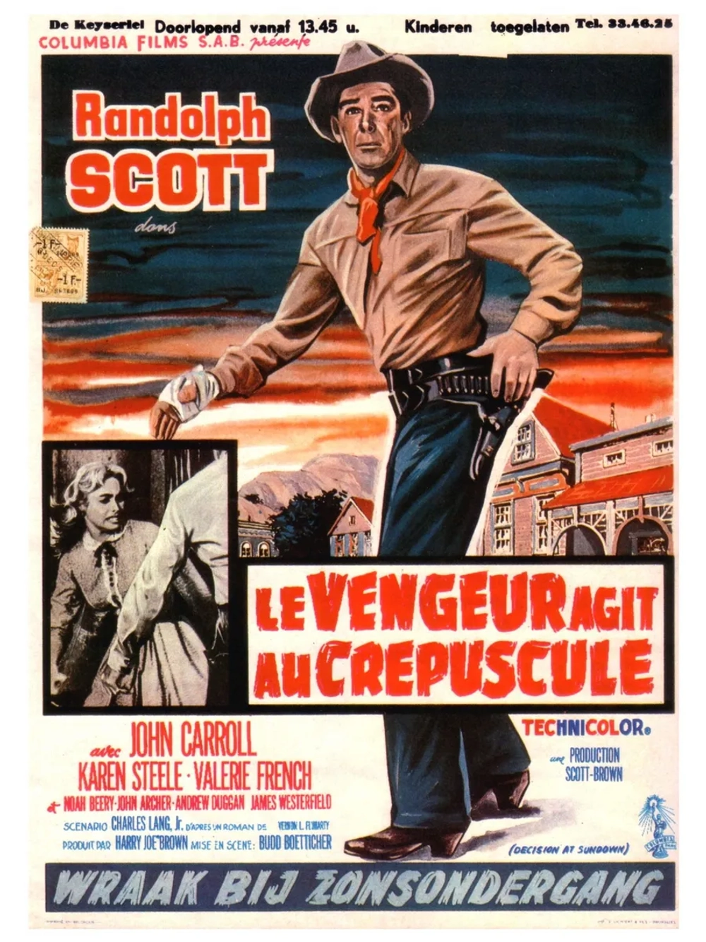 Столкновение в Сандауне (1957) (DVD-R), Русский язык.