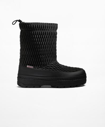 OYSHO Водонепроницаемые сапоги APRÈS SKI Primaloft® с фактурным верхом, черный