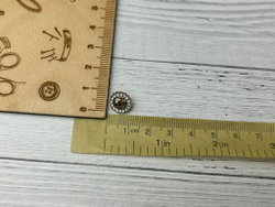 Пуговица РЫБКА 10мм золото