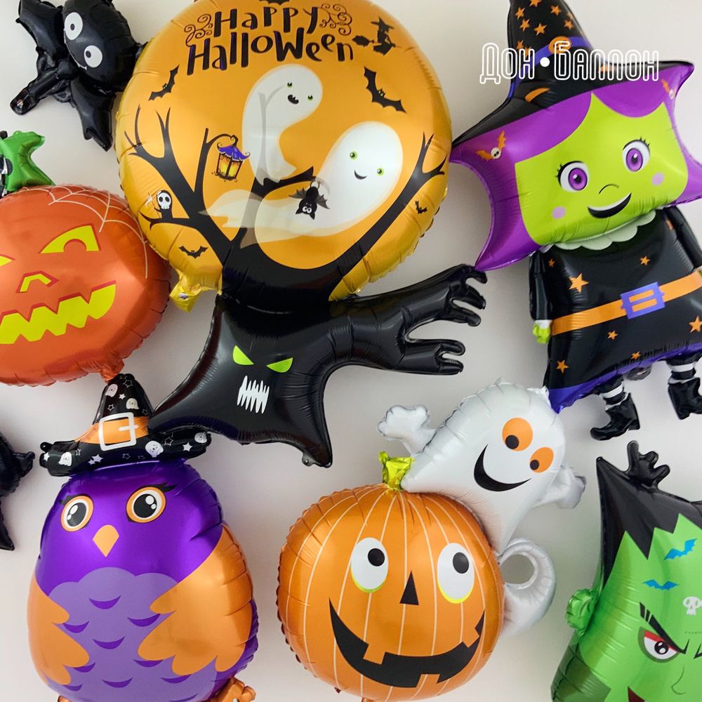 Шар (39"/99 см) Фигура, Дерево с привидениями 1 шт.