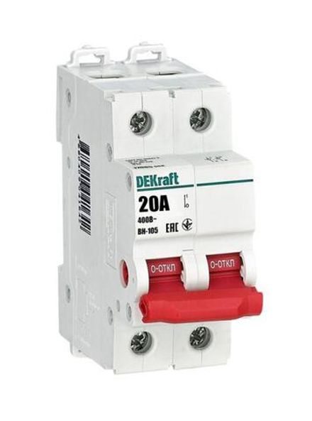 Выключатель-разъединитель ВН-105 ВН105-2P-020A DEKraft 17085DEK