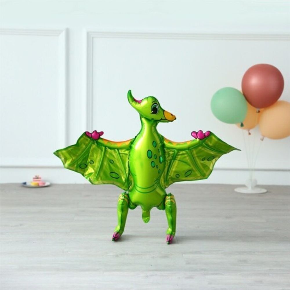 Шар Фигура, Динозавр Птеродактиль, Зеленый.