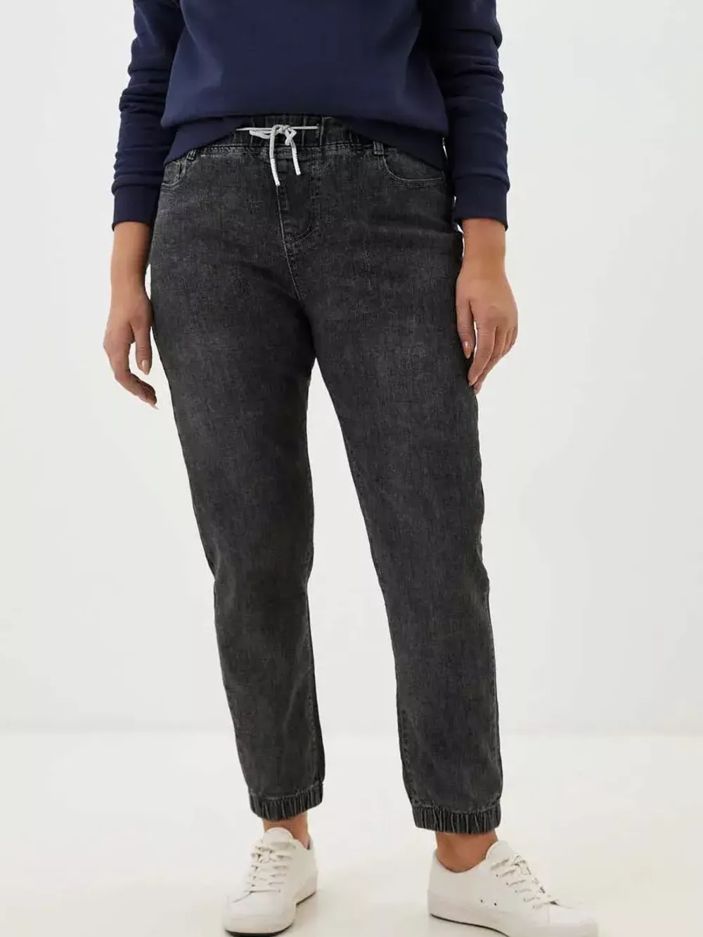 Джинсы на резинке больших размеров