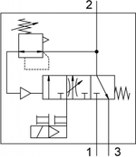Клапан плавного пуска/быстрого выхлопа Festo MS6-SV-1/2-C-10V24-S