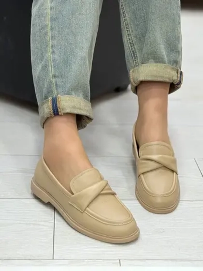 Лоферы женские демисезонные натуральная кожа