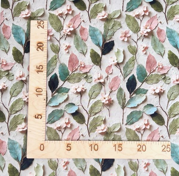 ИМПАСТО, ВЕСЕННЕЕ ЦВЕТЕНИЕ, отрез 45 см - 100% хлопок 2