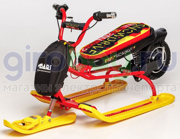 Детский электроснегокат BARS Lite 500W - Красный фото №1