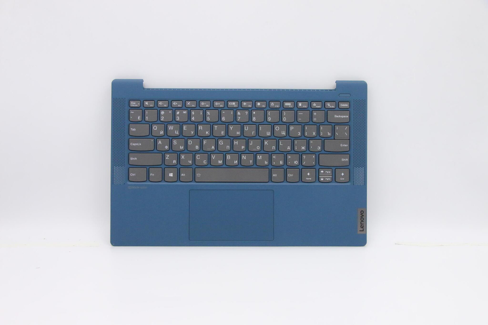 Верхняя панель с клавиатурой (топкейс) для ноутбука Lenovo IdeaPad 5-14ARE05. раскладка - русская, с подсветкой, синяя (5CB1A13563), оригинал