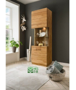 Шкаф с витриной из массива дуба Parma-1