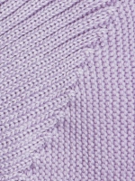 Чепчик для девочки вязаный на завязках на осень