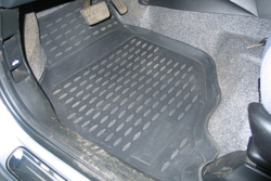 Коврики Standard, в салон HONDA Jazz 2001-2008, 4 шт. (полиуретан, чёрные) Element.NLC.18.05.210