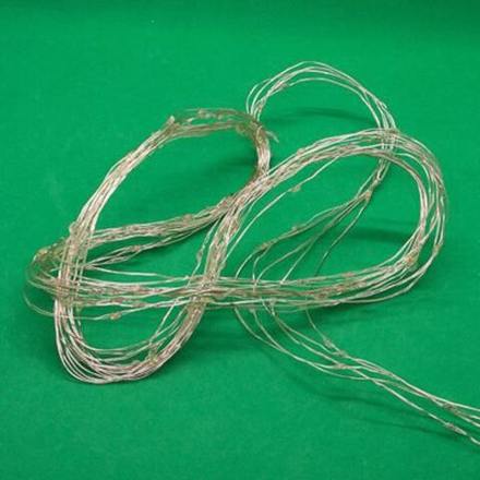 Гирлянда на батарейках 1м 10LED нитка росы, мультицвет, питание 2*CR2032