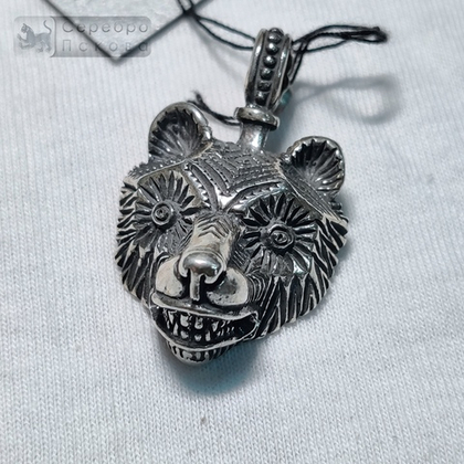 Подвеска "Голова медведя"