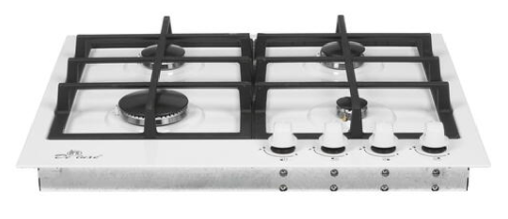 Поверхность варочная  ДеЛюкс TG4_750231F-073 (белая эмаль Ч.Р.газ/к., 51*60) Россия