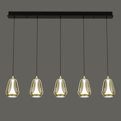 Подвесной светильник MD24001011-5B brass/champagne