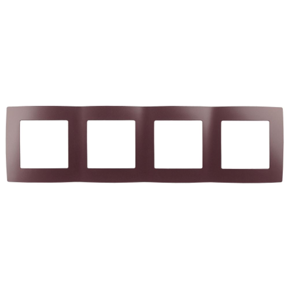 12-5004-25 ЭРА Рамка на 4 поста, Эра12, бордо | Эра 12 Бордо