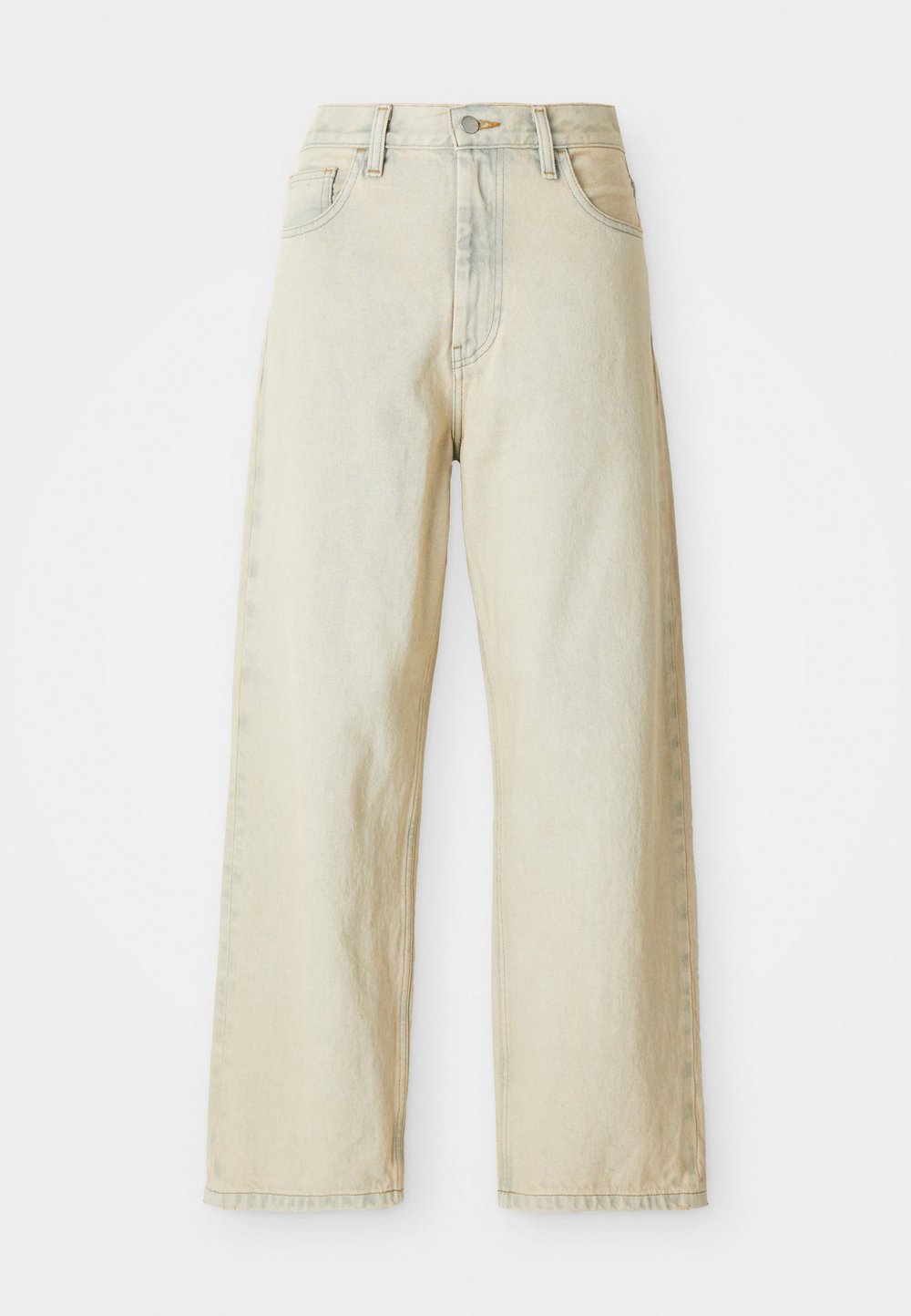 Carhartt WIP BRANDON - Джинсы свободного покроя - Белый