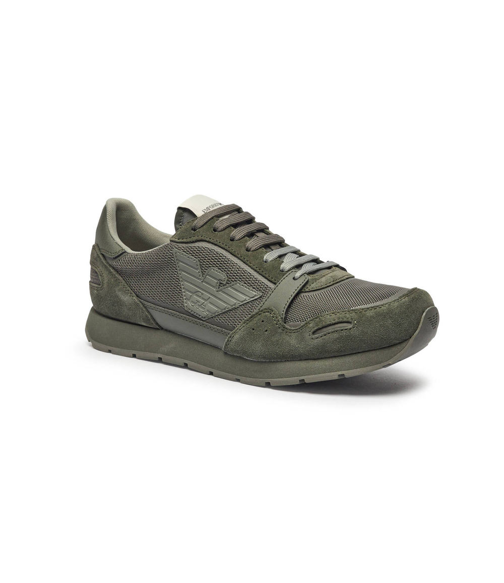 Кроссовки Emporio Armani - хаки(X4X537 XN730)