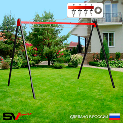 Уличные качели Sv Sport УК160П2 (3.0м/Подвесы на подш 2к)