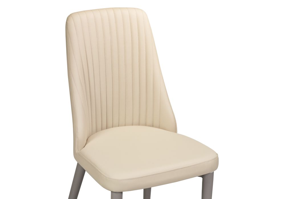 Стул на металлокаркасе Фена R латте / капучино