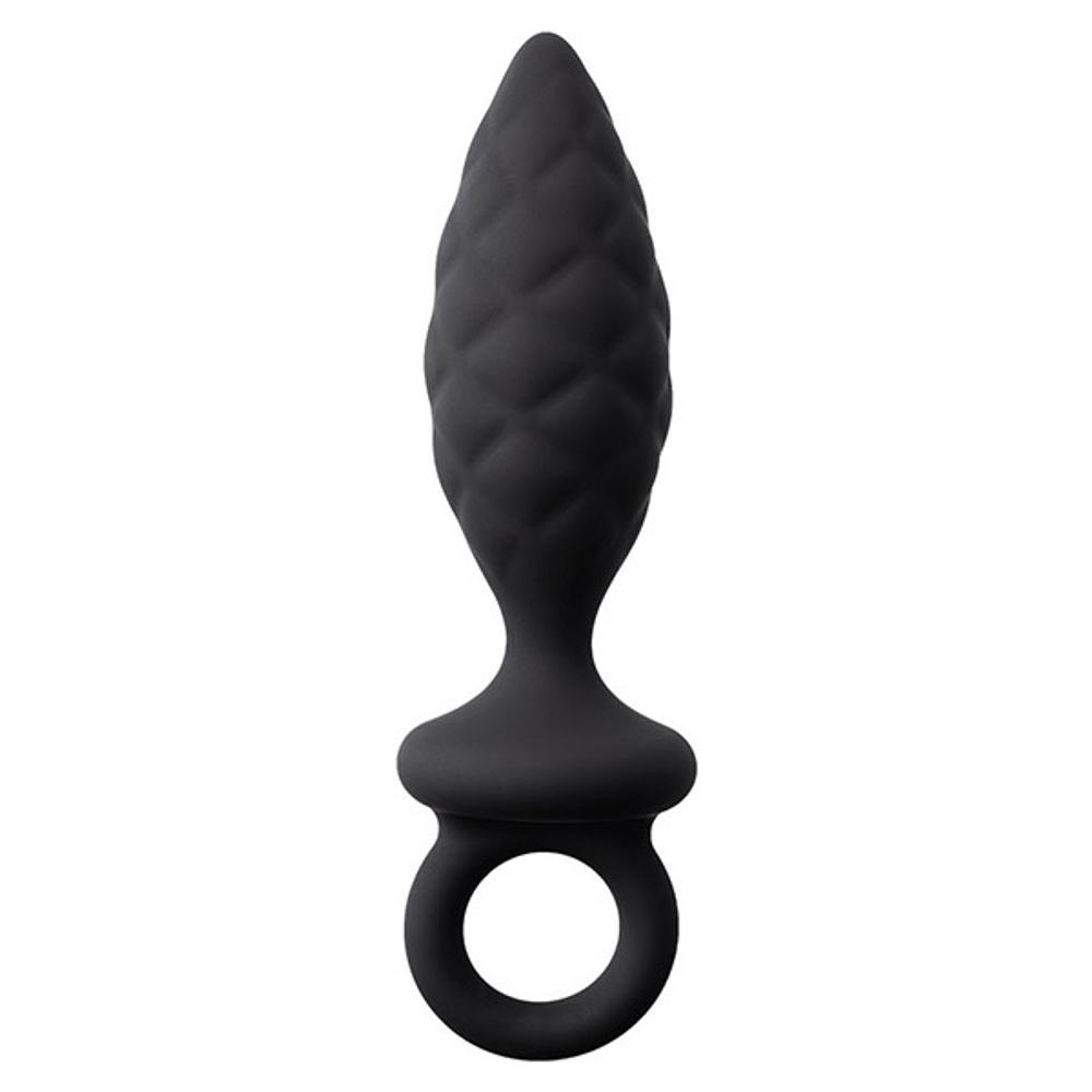 Черная анальная пробка 13,5см Erotist Toys Anal Plug Strob Size M