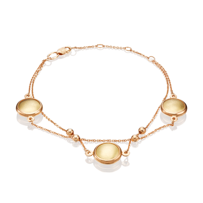 Браслет из комбинированного золота