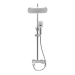 Душевая стойка Grossman Pragma 500.K35.03.100 с верхним душем,ручной лейкой и смесителем,хром глянцевый,1 место