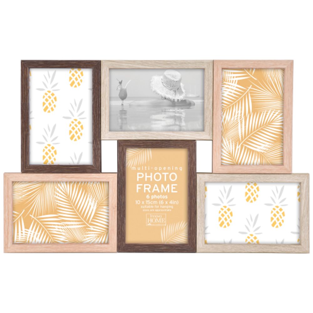 Innova PI09784 фоторамка 6 фото, 6x 10*15cm Modena Trio , дерево | Innova