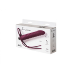 Бордовая вибронасадка для двойного проникновения Rori - 17 см.