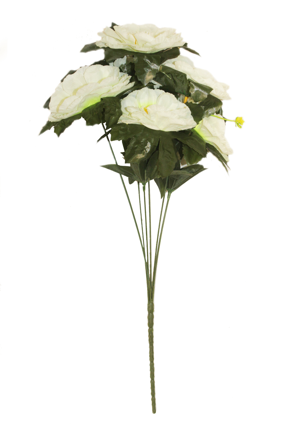 Букет георгинов с круглыми лепестками