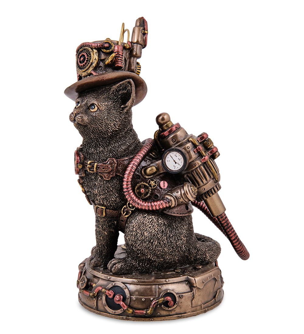 Veronese WS-1242/ 1 Статуэтка в стиле Стимпанк «Мистер Кот»