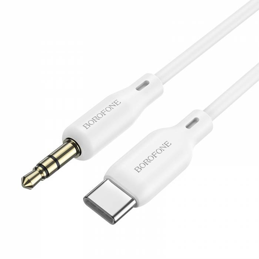 Аудио Адаптер BOROFONE BL18 Type-C - 3.5mm AUX (белый)