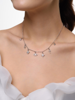 Колье "Cross Star Eye" Silver