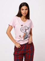 Пижама женская бриджи+футболка (норма) КЖ0036