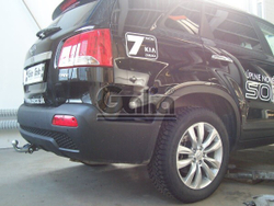 Фаркоп оцинкованный Galia H069C для Hyundai Santa Fe 2006-2012, Kia Sorento 2009-2012(паспорт и сертификат в комплекте)(без электрики)