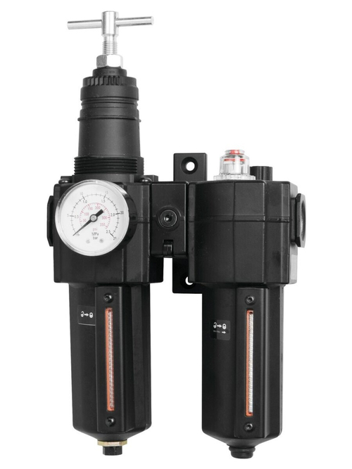 Воздушный фильтр - регулятор и лубрикатор, Ø 1/2 "- от 0 до 12 бар