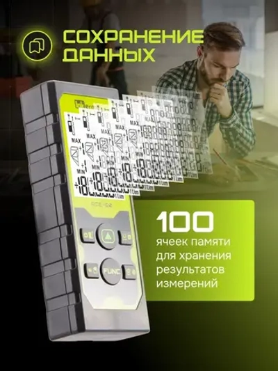 Лазерный дальномер строительный Inkerma ACE-60 лазерная рулетка электронная для ремонта и строительства 60м