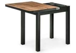 Обеденная группа Мирана черный крокодил / черный / дуб вотан