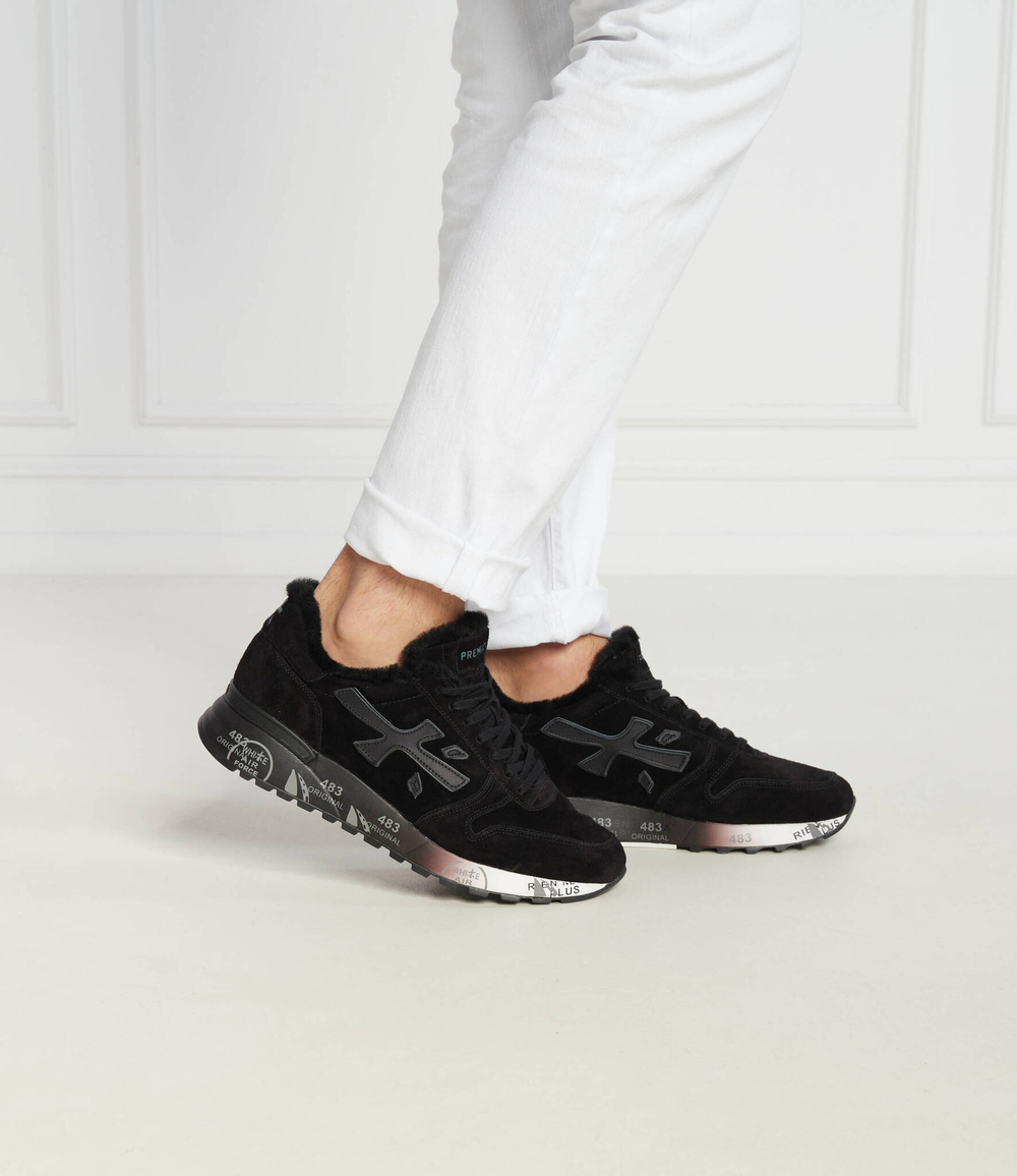 Кожаные кроссовки mick Premiata - черный(MICK)