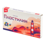 Пластилин "Классика" 6 цветов, 20 гр, пенал (Lori)