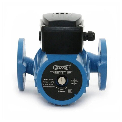 Насос циркуляционный для отопления ZOTA RING 40-160F, фланцевый, 1 скорость
