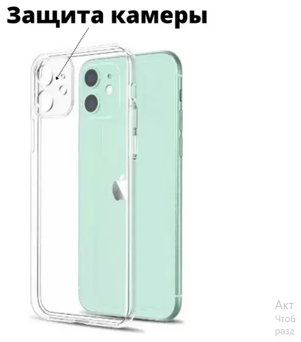 Силиконовый чехол для iPhone 11 прозрачный