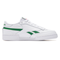 reebok Club C Series Кроссовки для скейтбординга Низкие Бело-зеленые Унисекс